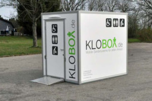 feierfox klobox 250 toilettenwagen mieten